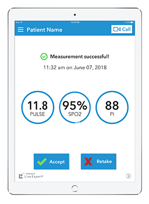 Live Expert Mobility iPad Home Healthcare Content Sharing Measurements