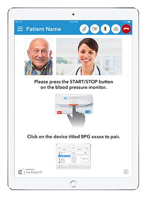 remote patient monitoring system syncing