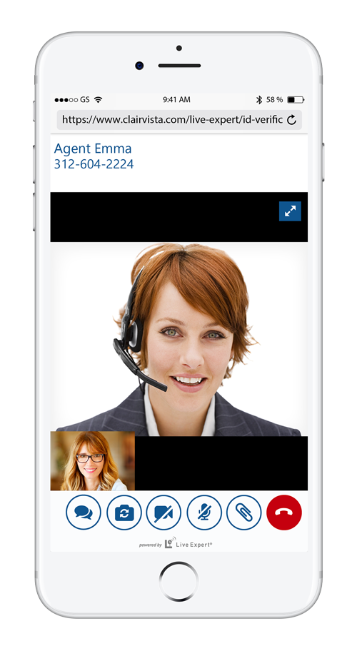 LE Anywhere Mobile iPhone Vertical Video Call a 500x926